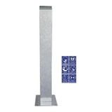 Bases De Pedestal Para Sanitizar, Mxsng-004, Base Galvanizad