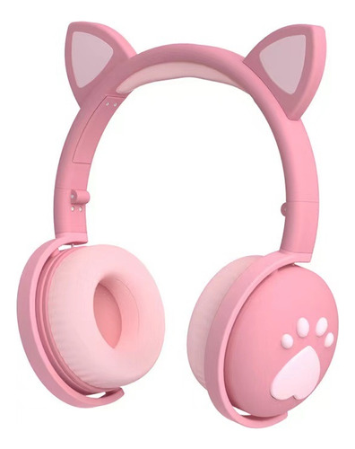 Auriculares Bluetooth Ajustables Con Orejas De Gato