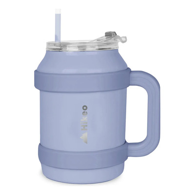 Termo de Acero Inoxidable de Doble Pared XL 1.5 Litros, Vaso Termico con Popote y Tapa Hermetica. Mantiene Bebidas Frias 24 Horas y Calientes 12 Horas | Envío gratis