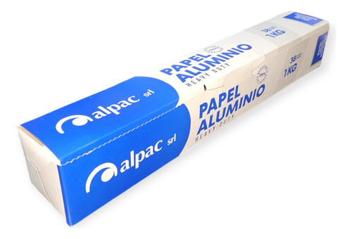 Rollo Papel Aluminio Gatronómico Profesional 38cm 50 Metros 