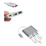 Adaptador Hdmi 4k Hub Usb-c 3.1 Para Macbook Pro Air M2 2022