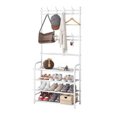 Perchero Rack Closet Ropero Zapatera Organizador Portátil