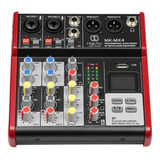 Mesa De Áudio 4ch Compact Mixer - Garantia + Pronta Entrega