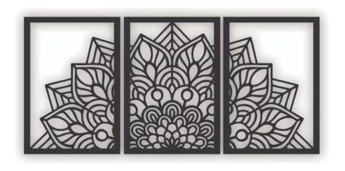 Cuadro Decorativo Mandala Minimalista Mdf 3 Mm Oferta