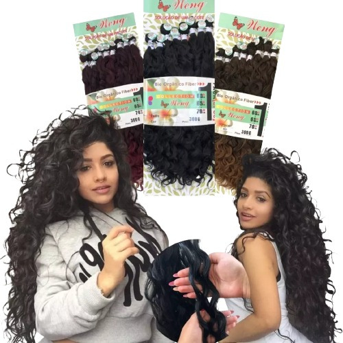 Cabelo Orgânico Liso Ond Human Hair 70 Cm 300g Tela + Brinde