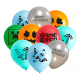 Minecraft Globos Fiesta Decoraciones Cumpleaños 20pcs