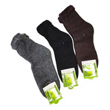 Pack 3 Calcetines Polar Hombre Medias Con Polar Calientes 