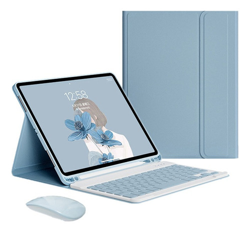 Capa Com Teclado E Mouse Para iPad Air 3rd/pro 10,5