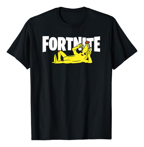 Camiseta Fortnite Banana Lay Down Con Título