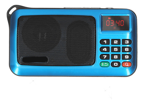 Alto-falante De Rádio Portátil Mp3 Music Player Mini Radio C