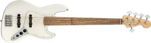 Baixo Fender Mexicano Jazz Bass 5 Cordas Polar White