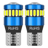 2 Focos Led Pellizco T10 W5w 168 194 3030canbus No Error 12v