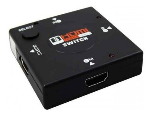 Chaveador Seletor Hub Switch Hdmi 3x1 Divisor 3d Barato