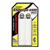 Manilares Bici Esi Grips Blanco Chunky Mangos Ciclismo