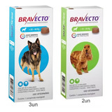 Antipulgas Bravecto 3un 20a40kg E 2un 10a20kg Original 