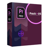 Proyectos -tempates Premiere Pro Pack De 5 Plantillas