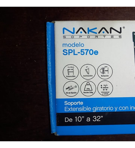 Soporte Nakan Spl-570e De Pared Para Tv/monitor De 10  A 32