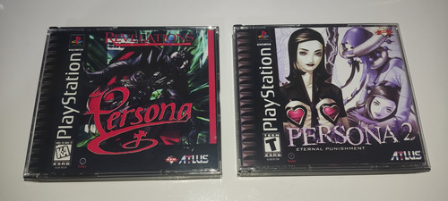 Persona 1 + 2  Playstation Patch Midia Preta!