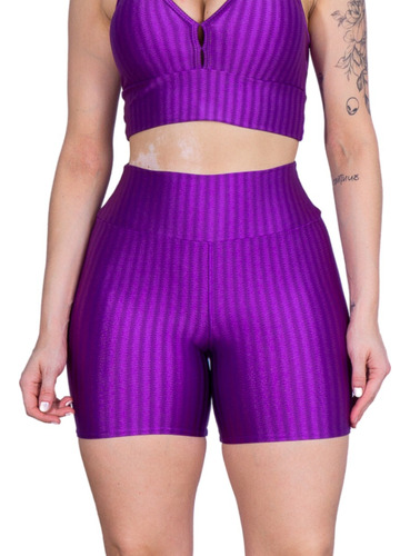 Roupa Para Academia Feminina Short Curto 3d Poliamida