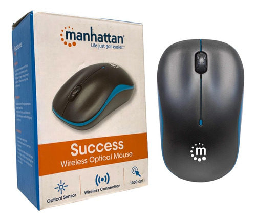 Mouse Manhattan Inalambric 179416 Compatible Con Windows/mac