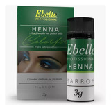 Henna Para Sobrancelha Ebelle 3g Marrom