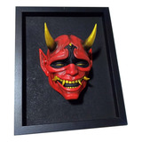 Cuadro Decoración Japonesa Oni Y Hannya Chunari 3d