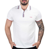 Camisa Polo Forum Frisos Off White