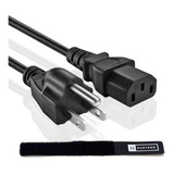 Ac Power Cord Cable 10 Ft Para Hannspree Monitor De Computa