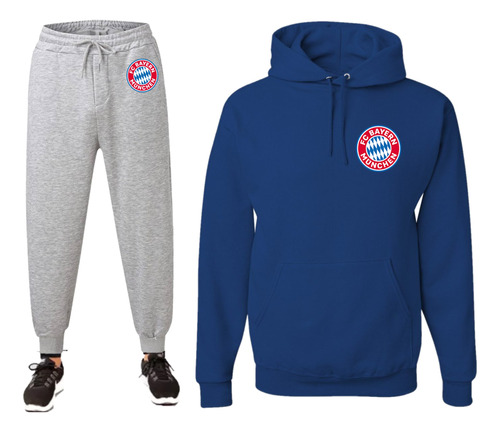 Conjunto Buzo+jogging-futbol-bayer Munich Escudo Chico 