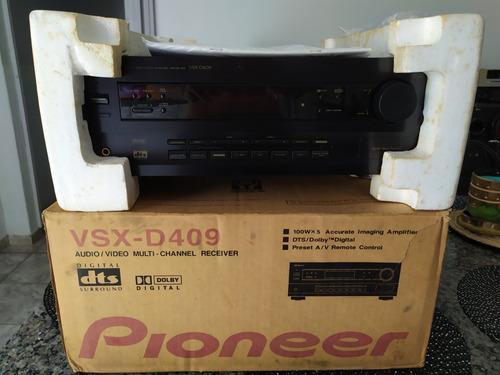 Receiver Pioneer Vsx -d409 Impecável!!