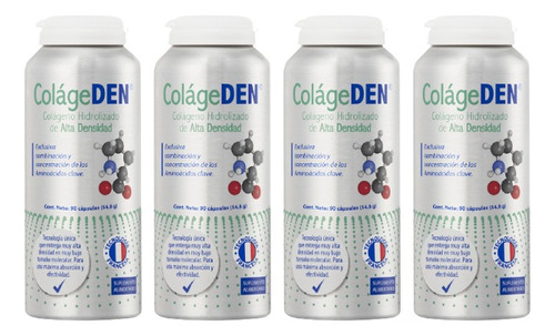 Colageden Colageno Hidrolizado Pack 4 Meses Dietafitness