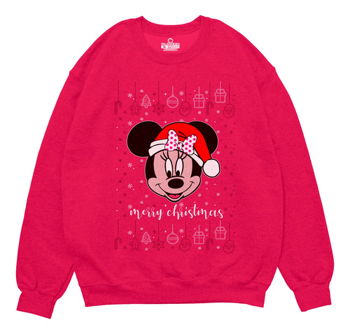 Sudadera Ugly Sueter Anime Mickey Minnie Disney Navidad Pare