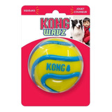 Kong Wavz Ball Large Juguete Pelota Perros- Color Amarillo / Rojo / Azul