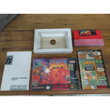 Doom Snes C/ Caixa E Manual Playtronic P/ Super Nintendo Ori