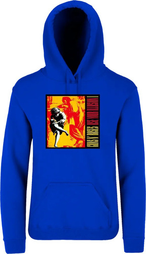 Sudadera Hoodie Guns And Roses Mod. 0043 Elige Color