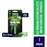 Kit Maquina Afeitar Gillette Mach3 Sensitive +repuesto