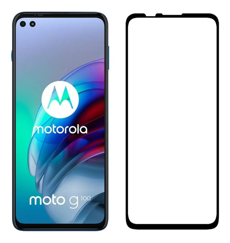 Pelicula 3d De Vidro Temperado Compativel Com Moto G100