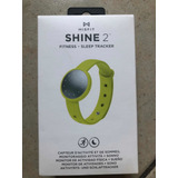 Shine 2 Fitness+sleep Tracker, Plateado Correa Verde/amarill