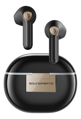 Audífonos Inalámbricos Soundpeats Air3-deluxe Hs Bluetooth Color Negro Color De La Luz Negro