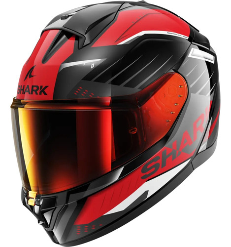 Casco Integral Shark Ridill 2 Bersek Negro/rojo