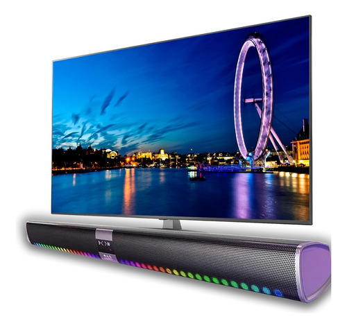 Soundbar Som Para Casa Sound Bar Gamer Potente Smart Tv Usb 