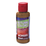 Betume Colors Acrilex 60ml Cor Marrom Caf