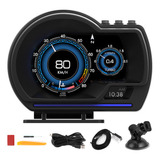 Pantalla Frontal De Advertencia De Velocidad Obd2+gps Smart