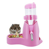 Bebedero Automático Para Hamster Con Base - 3 En 1 (80ml, Ro