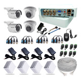 Kit Cctv Hikvision 1080 Dvr 8ch + 4 Camaras Seguridad Fullhd