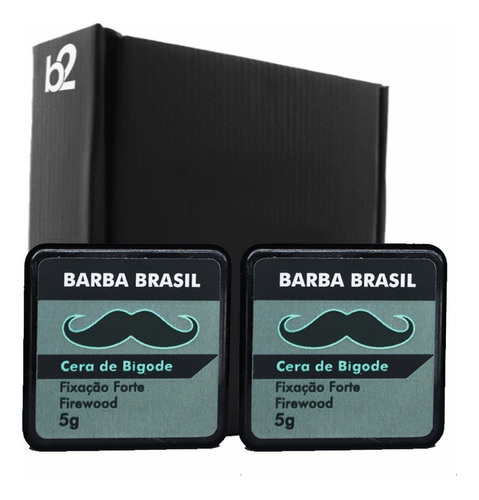 Kit 2 Ceras De Bigode Modelador - Original Barba Brasil