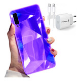 Capinha Diamante + Carregador Turbo Para iPhone XR 11 12 13