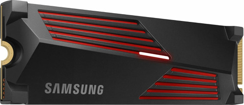 Samsung 990 Pro 4tb Heatsink Ssd Com Dissipador De Calor Pcie 4.0 X4 Nvme Gaming M.2 2280 Até 7450mb/s Mz-v9p4t0cw Compatível Ps5