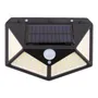 Aplique Reflector Led Panel Solar 100 Leds Sensor Movimiento Color De La Carcasa Negro Color De La Luz Blanco Frío | MercadoLibre