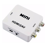 Adaptador Conversor Hdmi 1.4 A Rca Noga Full Hd Smart Tv